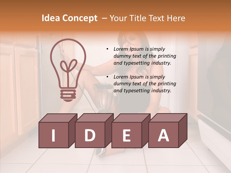 Naughty Ruffles Retro PowerPoint Template