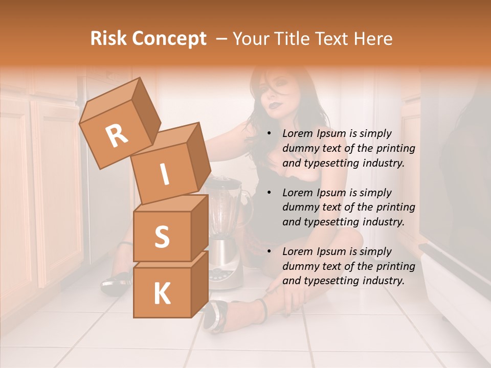 Naughty Ruffles Retro PowerPoint Template