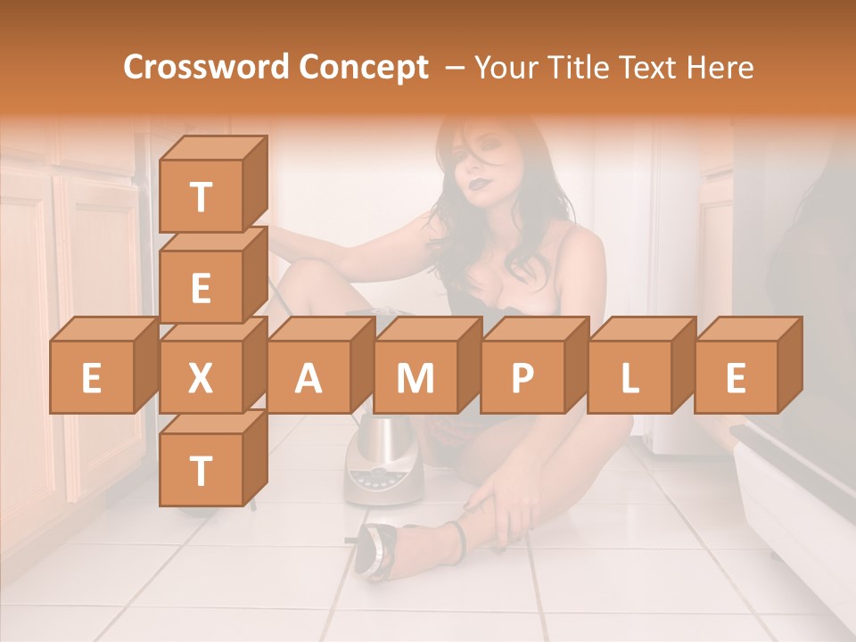 Naughty Ruffles Retro PowerPoint Template