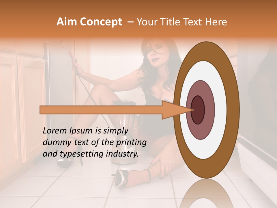 Naughty Ruffles Retro PowerPoint Template