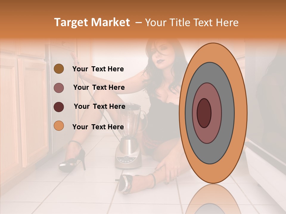 Naughty Ruffles Retro PowerPoint Template