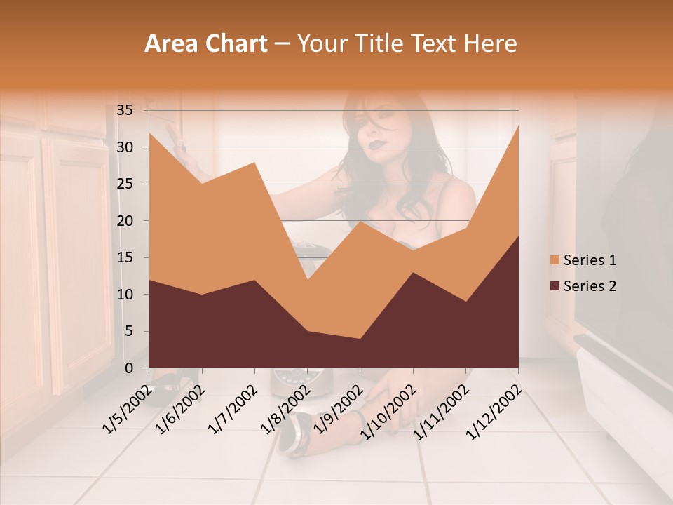 Naughty Ruffles Retro PowerPoint Template