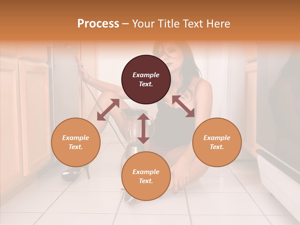 Naughty Ruffles Retro PowerPoint Template