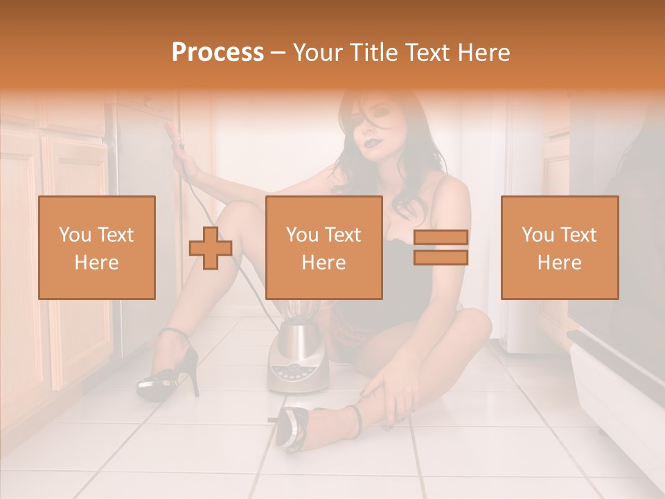 Naughty Ruffles Retro PowerPoint Template