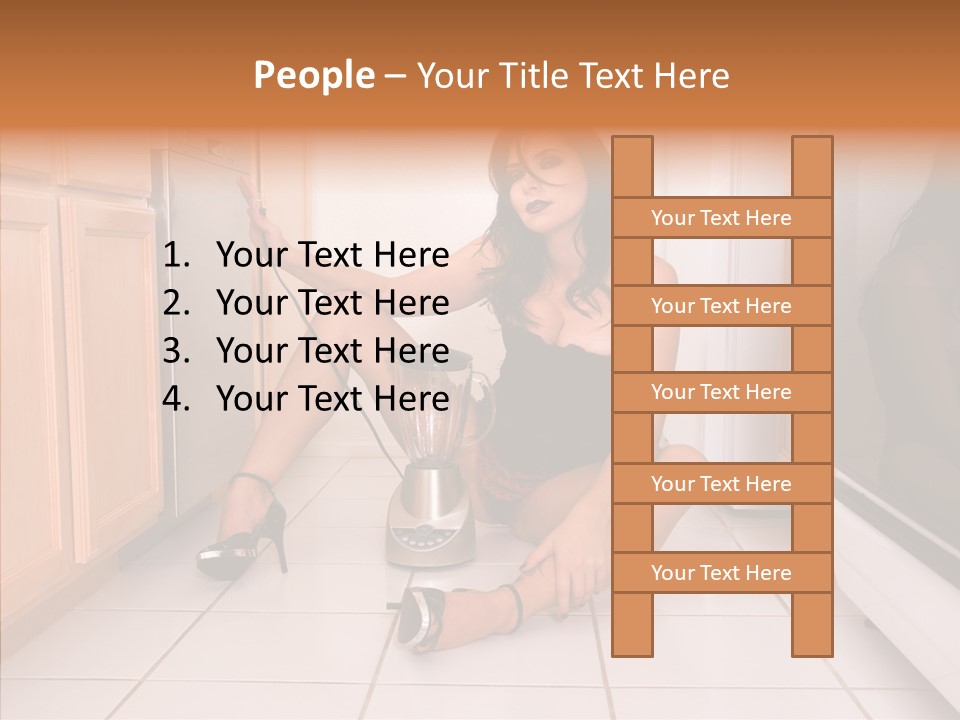 Naughty Ruffles Retro PowerPoint Template