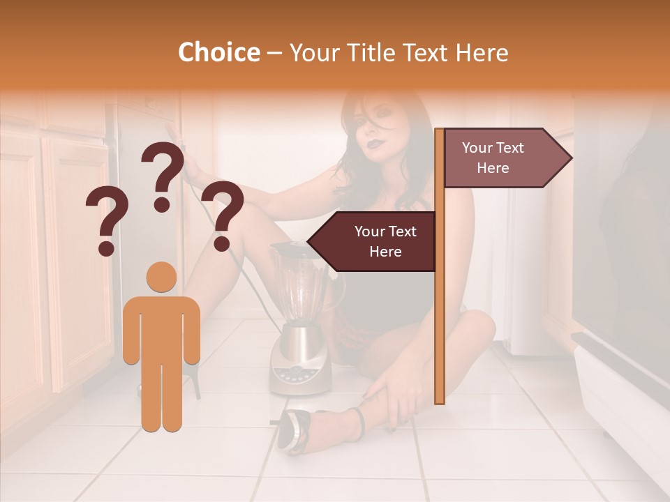 Naughty Ruffles Retro PowerPoint Template