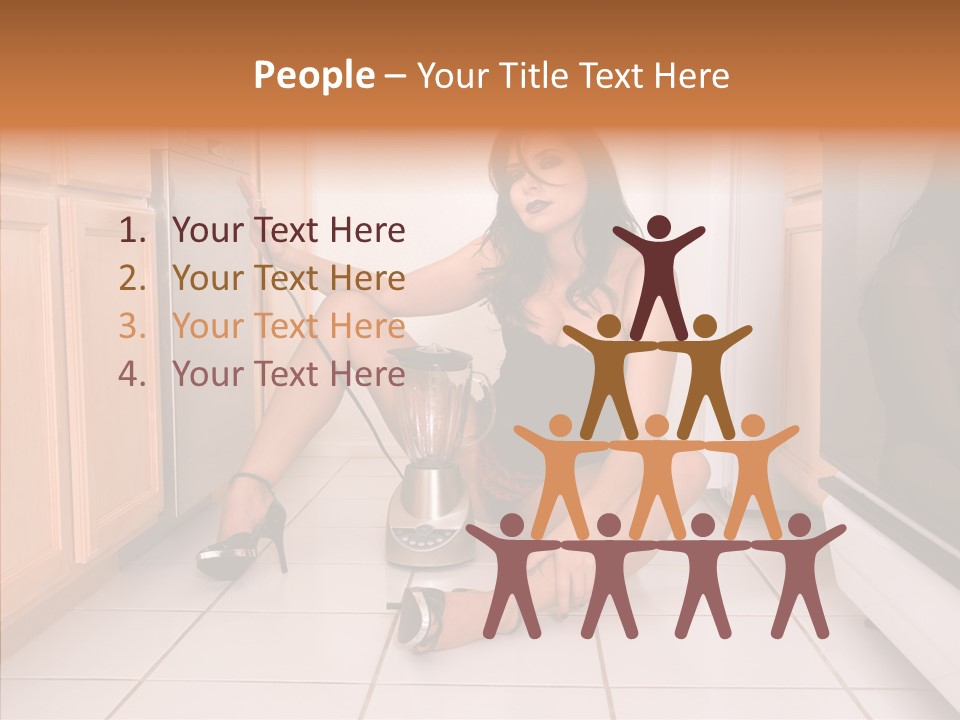 Naughty Ruffles Retro PowerPoint Template