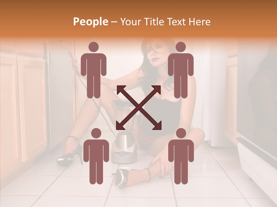 Naughty Ruffles Retro PowerPoint Template