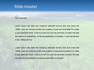 Outdoor Scenic Environment PowerPoint Template