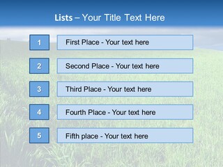 Outdoor Scenic Environment PowerPoint Template