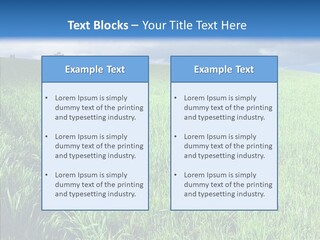 Outdoor Scenic Environment PowerPoint Template