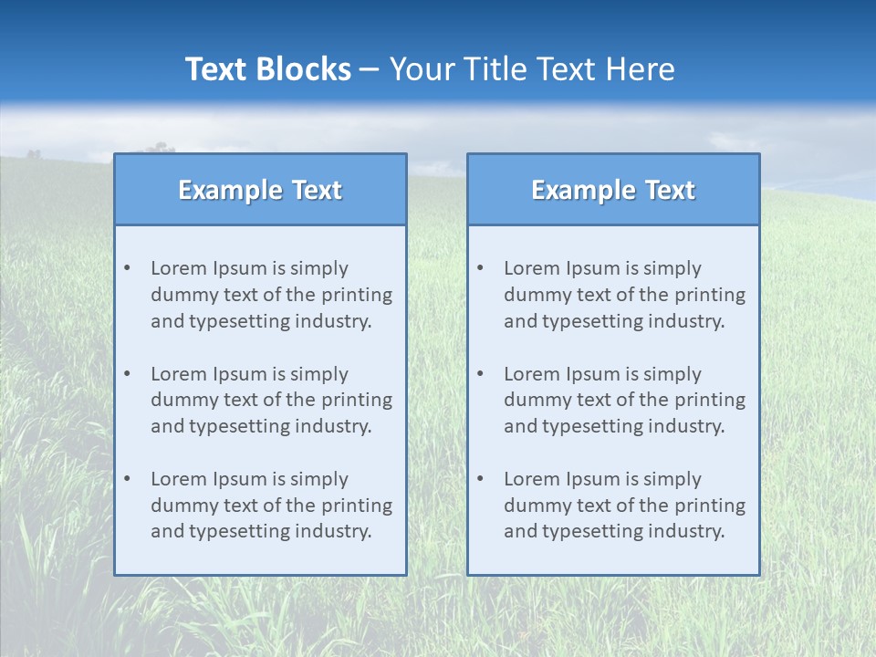 Outdoor Scenic Environment PowerPoint Template