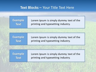 Outdoor Scenic Environment PowerPoint Template