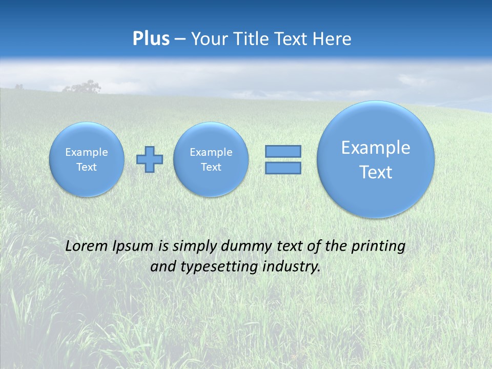 Outdoor Scenic Environment PowerPoint Template