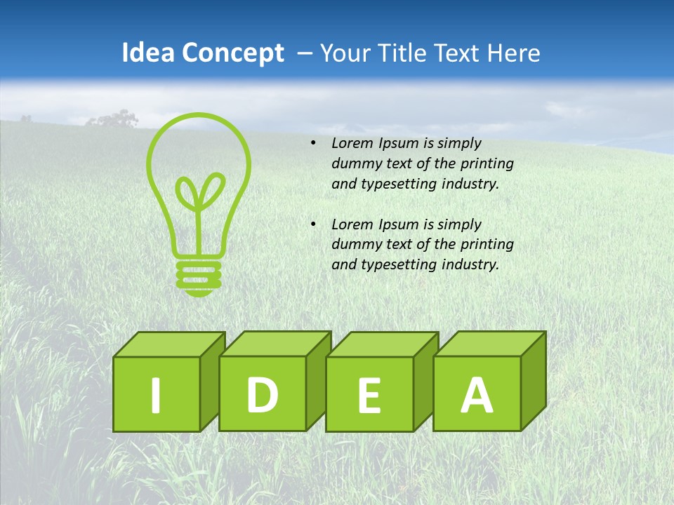 Outdoor Scenic Environment PowerPoint Template