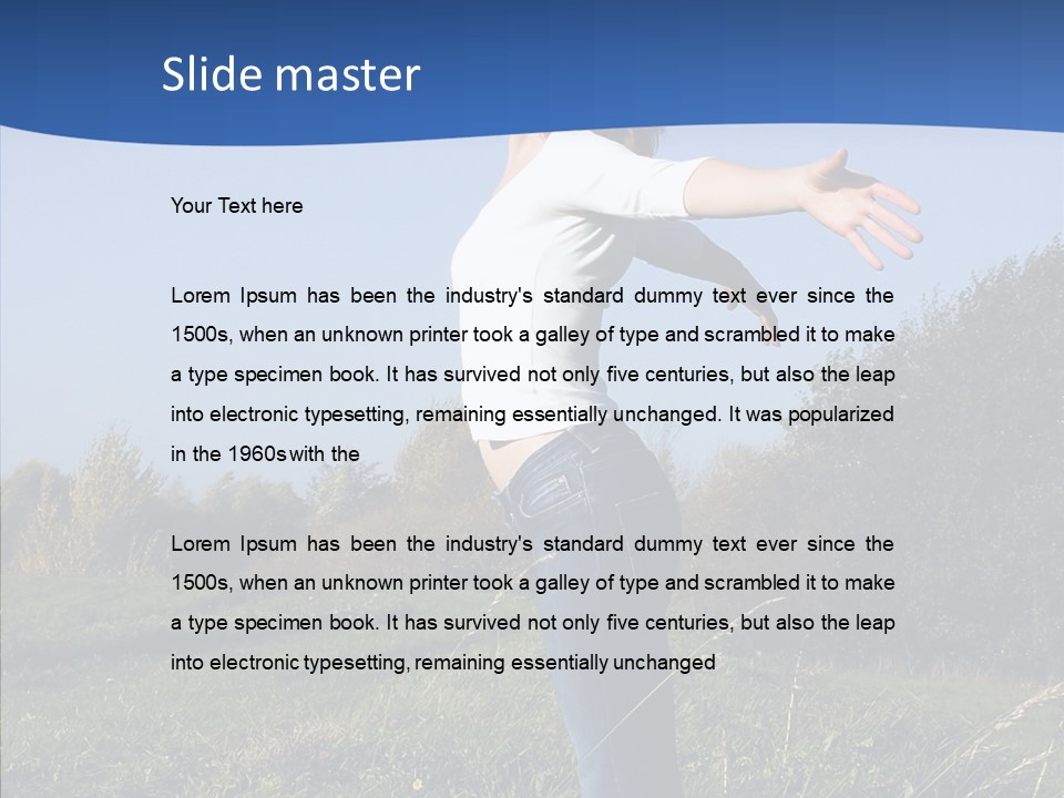 Females Close Up Child PowerPoint Template