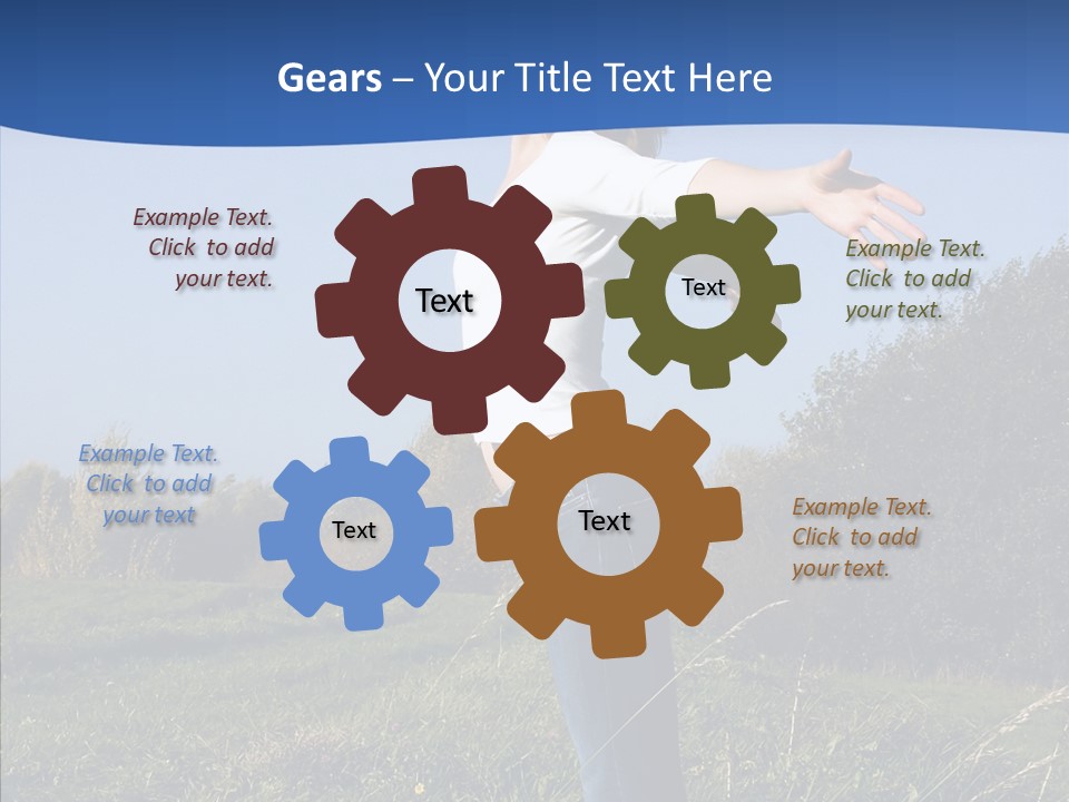 Females Close Up Child PowerPoint Template