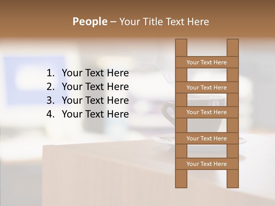 Corporate Communication People PowerPoint Template