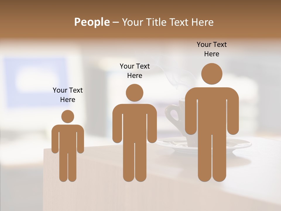 Corporate Communication People PowerPoint Template