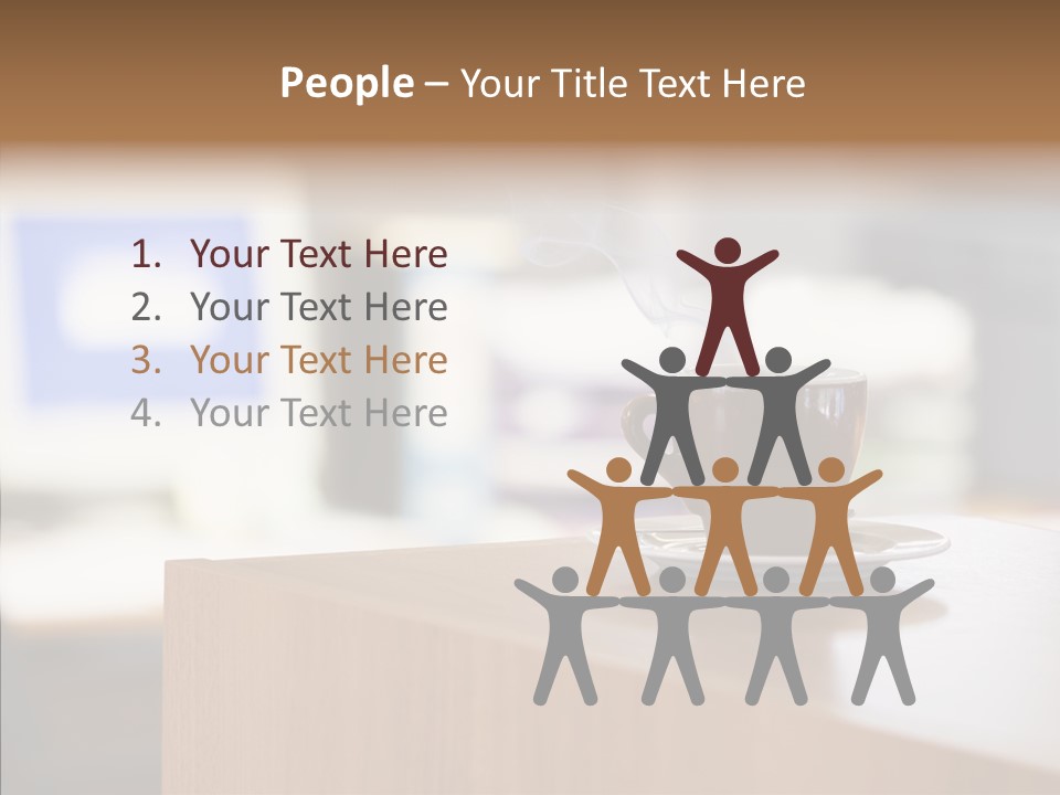 Corporate Communication People PowerPoint Template