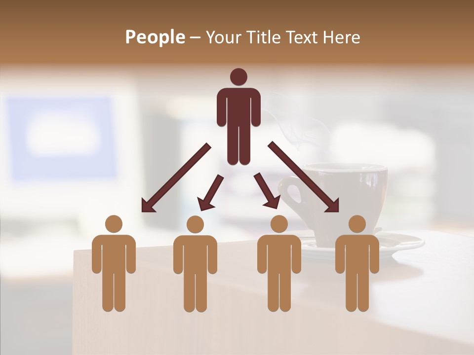 Corporate Communication People PowerPoint Template