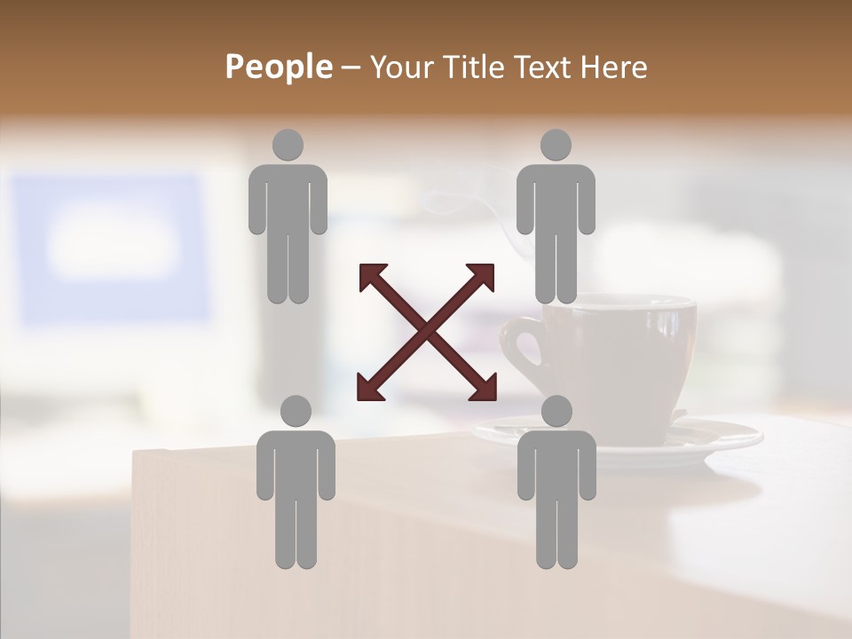 Corporate Communication People PowerPoint Template