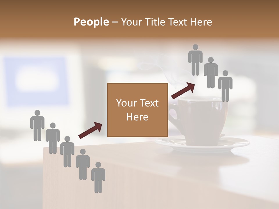 Corporate Communication People PowerPoint Template