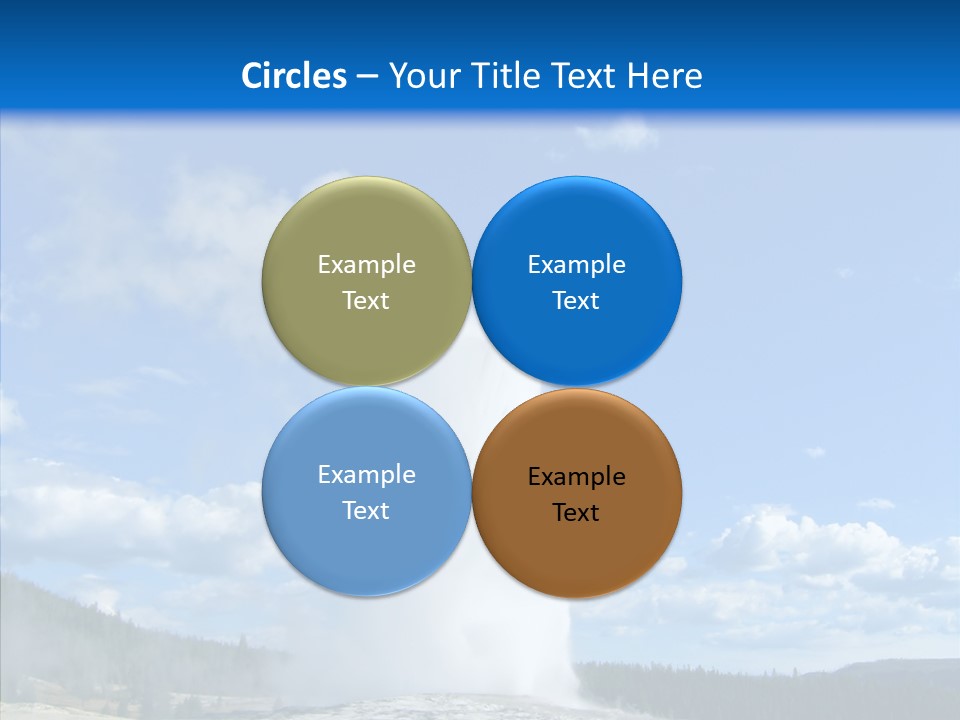 Spring Water Old PowerPoint Template