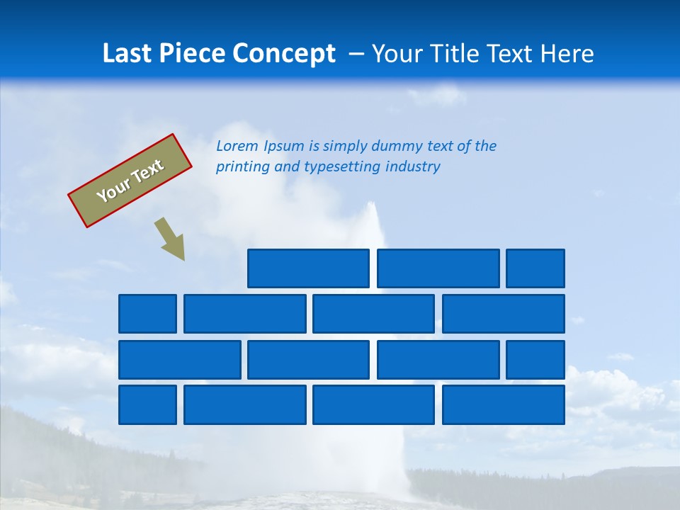 Spring Water Old PowerPoint Template