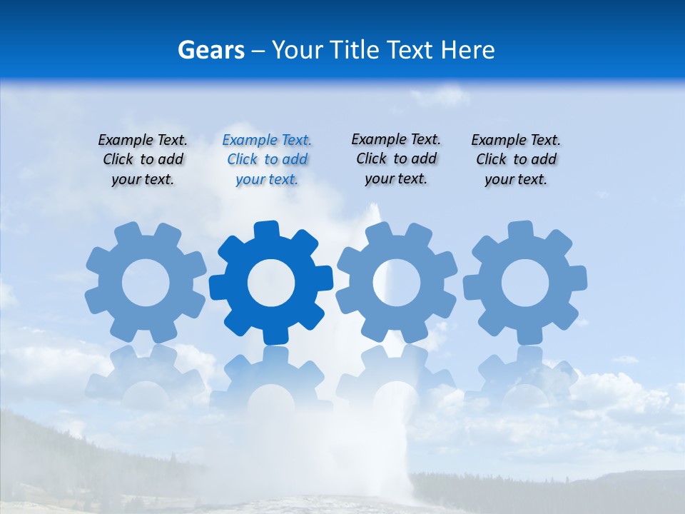 Spring Water Old PowerPoint Template