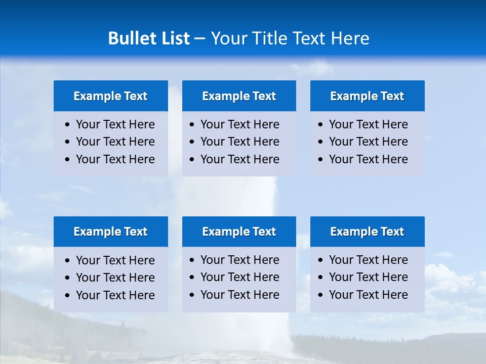 Spring Water Old PowerPoint Template