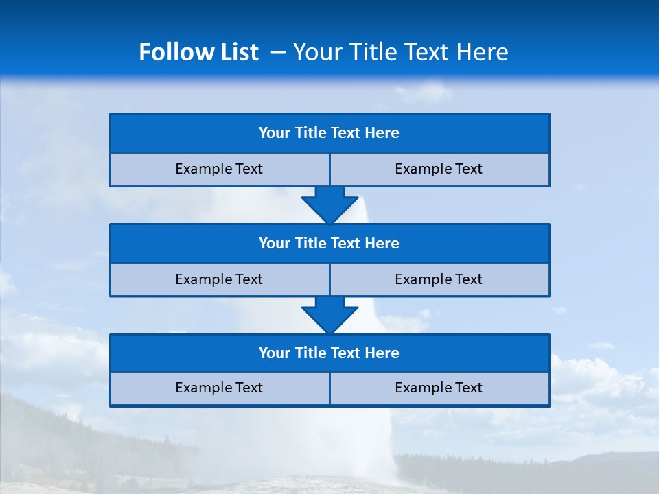 Spring Water Old PowerPoint Template