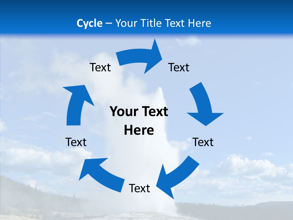 Spring Water Old PowerPoint Template