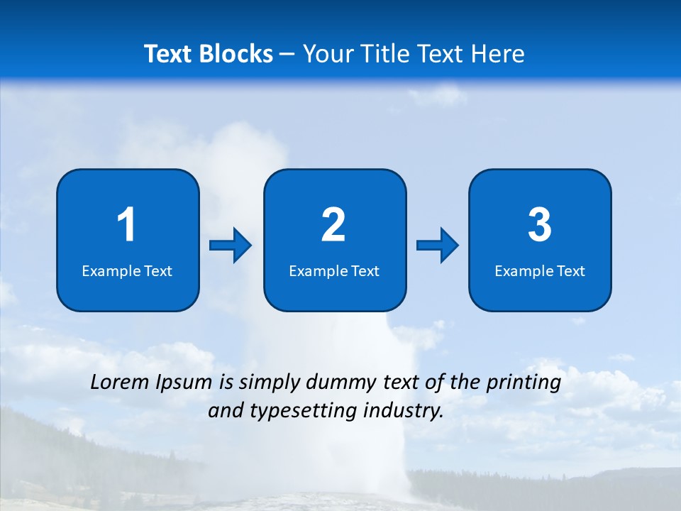 Spring Water Old PowerPoint Template