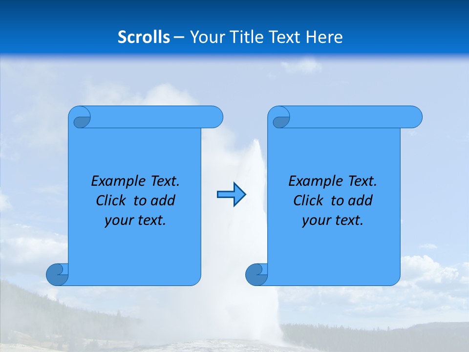 Spring Water Old PowerPoint Template