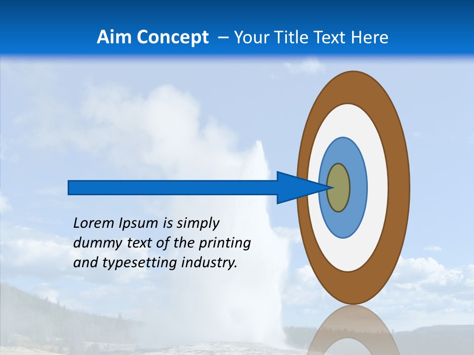 Spring Water Old PowerPoint Template