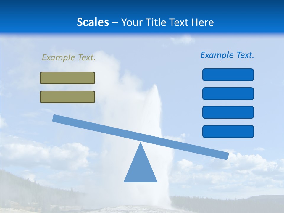 Spring Water Old PowerPoint Template