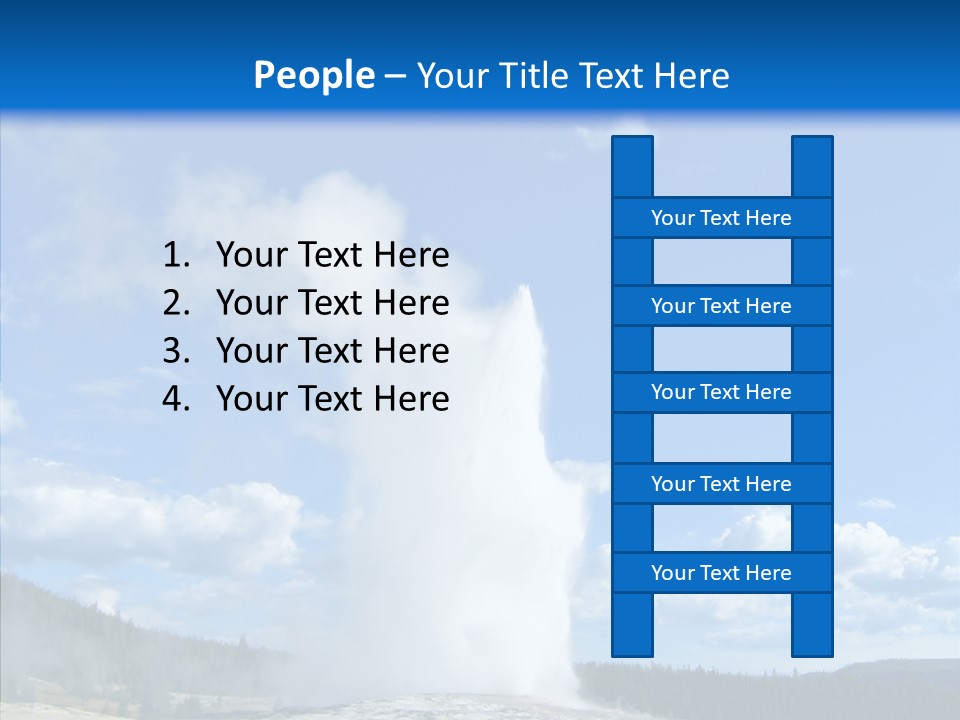 Spring Water Old PowerPoint Template