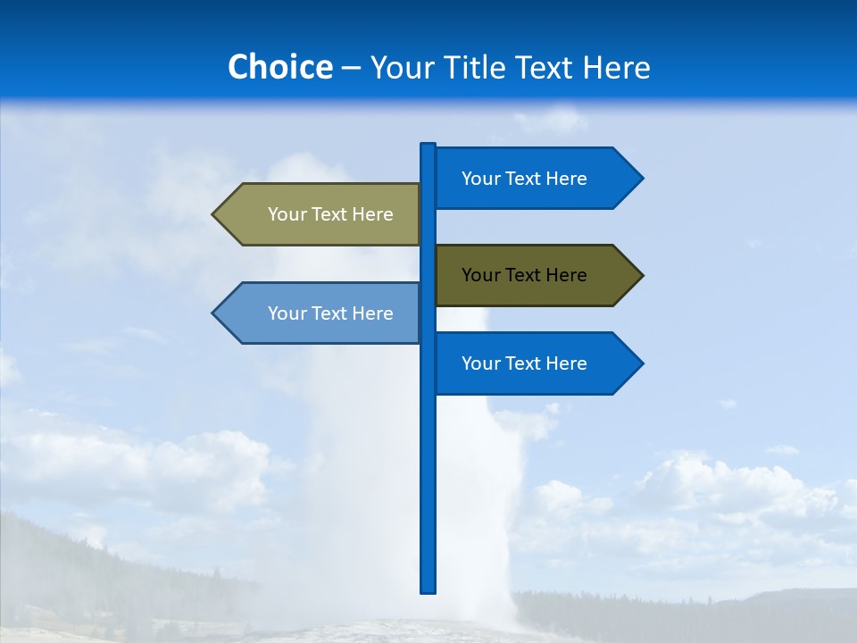 Spring Water Old PowerPoint Template