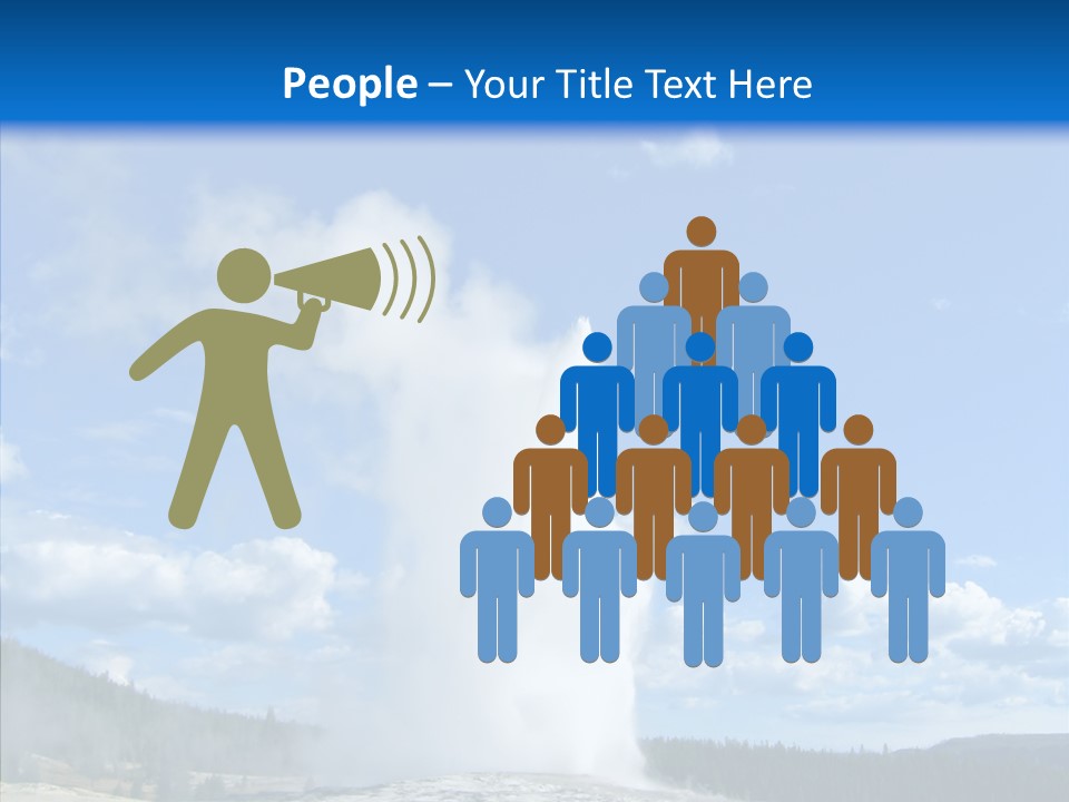 Spring Water Old PowerPoint Template