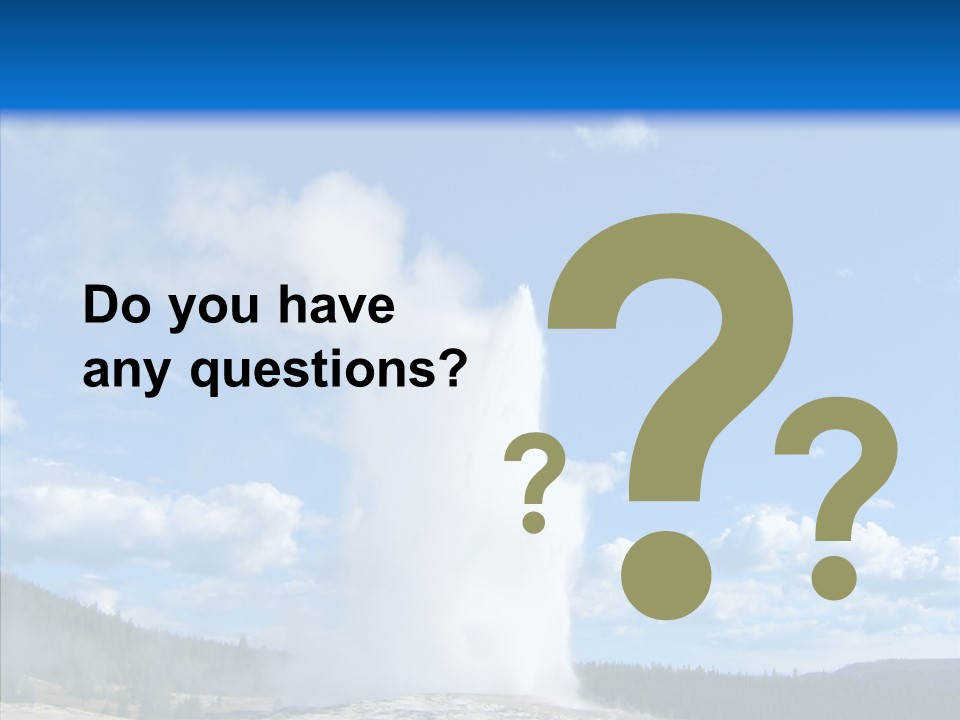 Spring Water Old PowerPoint Template