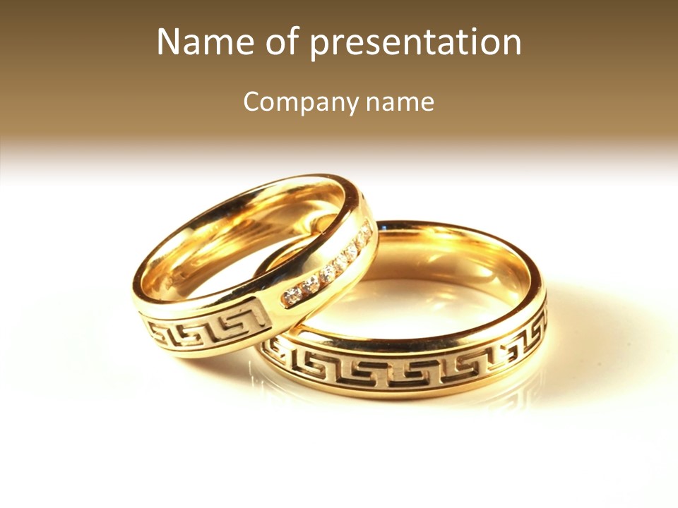 Romantic Still Life Jewelery PowerPoint Template