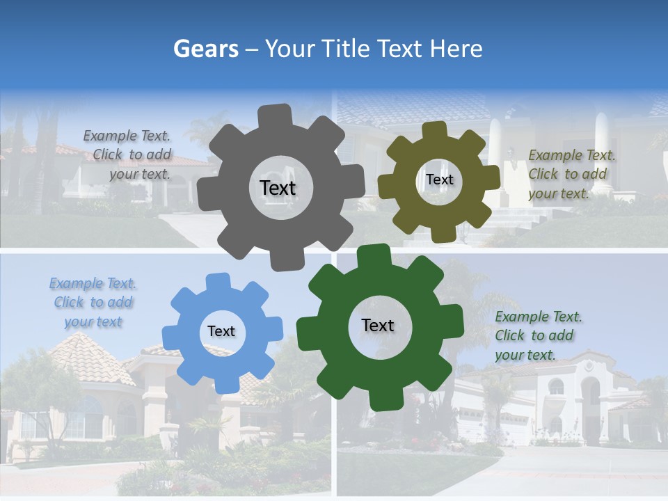 Real Flowers Architecture PowerPoint Template