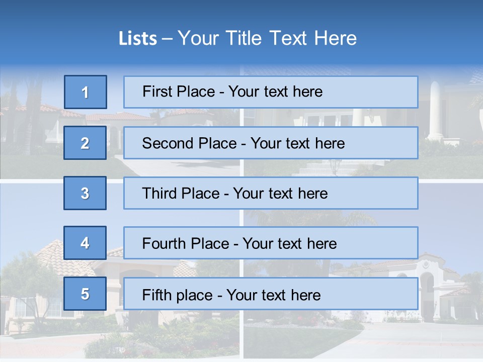 Real Flowers Architecture PowerPoint Template