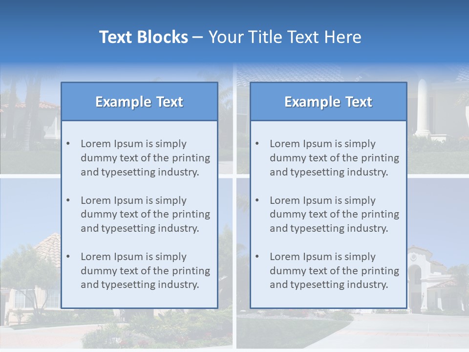 Real Flowers Architecture PowerPoint Template
