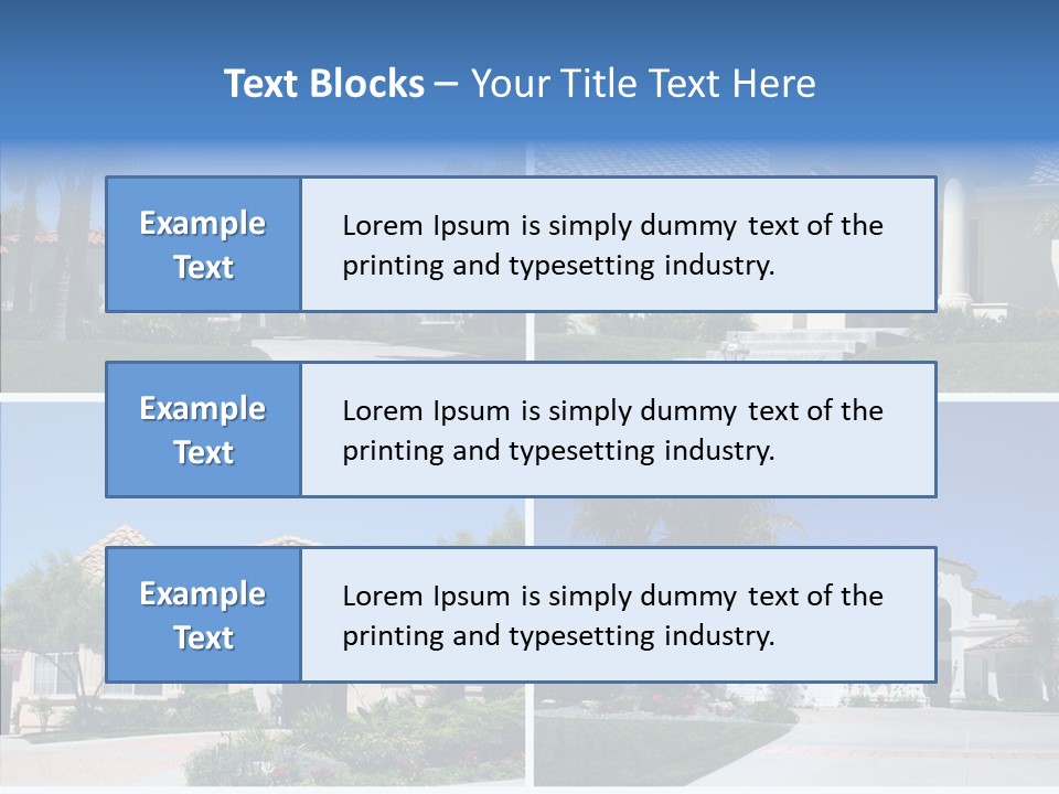 Real Flowers Architecture PowerPoint Template