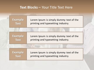 Businesswoman Discussing Seating PowerPoint Template