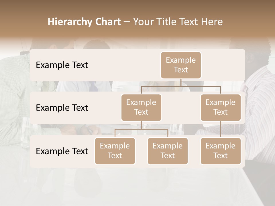 Businesswoman Discussing Seating PowerPoint Template
