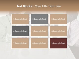 Businesswoman Discussing Seating PowerPoint Template