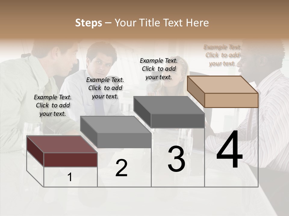 Businesswoman Discussing Seating PowerPoint Template